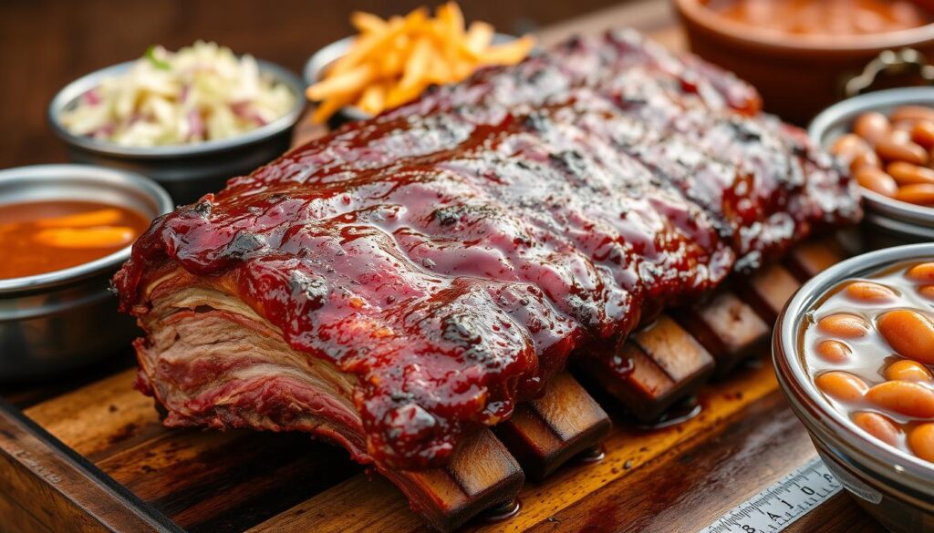 Texas-style barbecue beef ribs