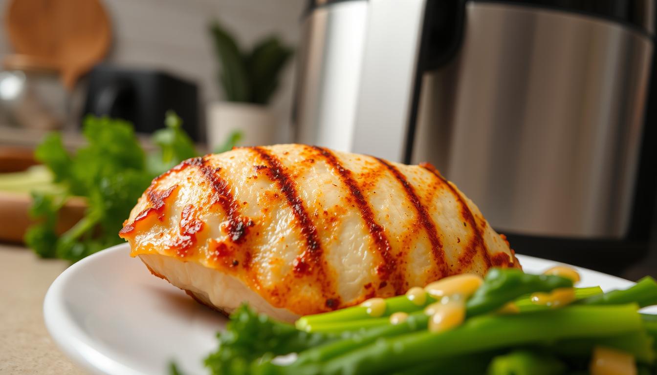 how long to cook thin chicken breast in air fryer